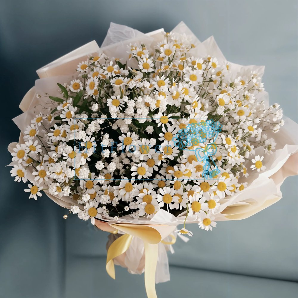 Букет цветов Летнее облако Букет цветов из: Гипсофила